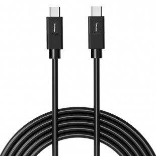 Tronsmart [1 Pack] CC04 Type-C (USB-C) Male to Type-A (USB-A) 2.0 Male Sync & Charging Cable (3.3ft, 1 x Black)